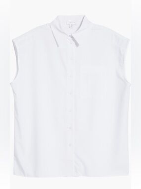 Topshop Sleeveless button up